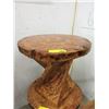 Image 1 : Handcrafted Twisted Pine Slab End Table