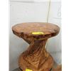 Image 1 : Handcrafted Twisted Pine Slab End Table
