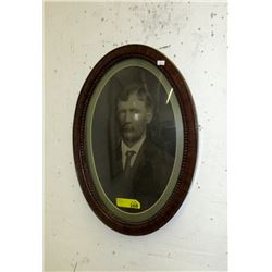 Vintage Photograph in Mahogany Frame