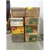 Image 1 : 8 Mandarin Orange Crates - 9 x 12 x 6" each