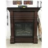 Image 1 : Electric Fireplace in Wood Surround