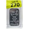 Image 1 : 1 Oz Silver Towne Mint .999 Silver Bar