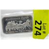 Image 1 : 1 Oz Stagecoach .999 Silver Art Bar