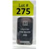 Image 1 : 1 Oz TD .999 Silver Investor Bar