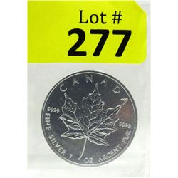 1 Oz. 2005 Canada .9999 Silver Maple Leaf Coin