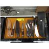 Image 1 : Buck Knife and 3 Sheffield England Knives