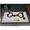 Image 1 : Vintage Iron Wrist Shackles with Key