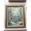 Image 1 : Large Jean LaFarge Framed 2D Art Work