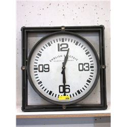 New Industrial "English Electric" Metal Wall Clock