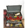 Image 1 : 18" Metal Craftsman Tool Box & Contents