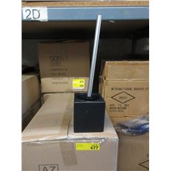 Case of New Toilet Brushes with Stands