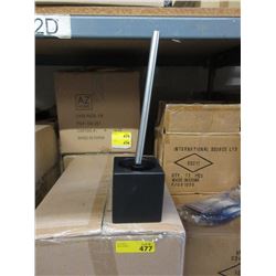 Case of New Toilet Brushes with Stands
