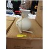 Image 1 : 2 Cases of 12 New 18" Cream Vases