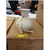 Image 1 : 2 Cases of 12 New 18" Cream Vases