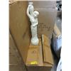Image 1 : 3 Cases of 6 New 24" Tall Bisque Statues
