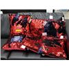 Image 1 : 6 New Colour Shifting Shimmer Pillows - Red/Black