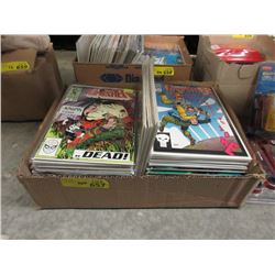 Approximately 100 Comic Books