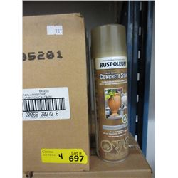 4 Cases of Rust-Oleum Concrete Stain - Limestone