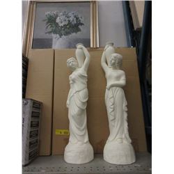 6 New 24" Tall Bisque Statues