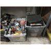 Image 1 : 2 Large Totes of DVD Movies & Music CDs