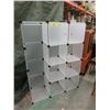 Image 1 : Beige 16 Modular Cubby Storage - 14" x 44" x 57"