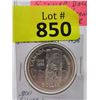 Image 1 : 1958 Canadian BC Centennial Silver Dollar