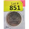 Image 1 : 1965 Canadian 80% Silver Dollar Voyageur Coin