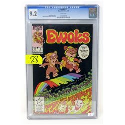 Graded 1985 "Ewoks #1" Marvel Star Comic