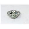 Image 1 : New 3 CT Green Amethyst & Diamond Ring