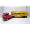Image 1 : 1970s Marx Truck with Ertl Horse Trailer