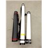 Image 1 : 3 New Hard Case Plastic Fishing Rod Tubes