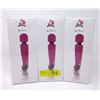 Image 1 : 3 New Ammelee Cordless Vibrator/Massagers