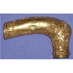 Antique Gold Cane Handle