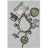 Image 1 : Antq Charm Bracelet Sterling