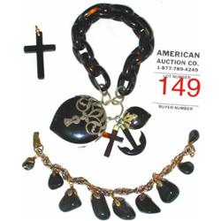 Bakelite Charm Bracelet