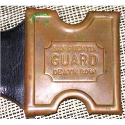 San Quentin Death Row Buckle