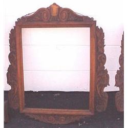 Pair TOC Carved Frames