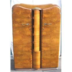 Maple Art Nouveau Armoire