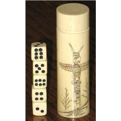 Scrimshaw Totem Dice Case