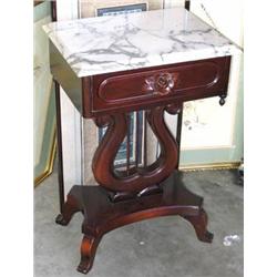Rosewood Harp Table