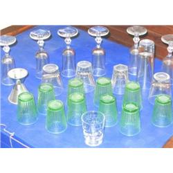 Depression Era Shot Glasses