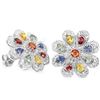 Image 2 : Natural Fancy Color Sapphire 41 Carats Earrings