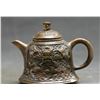 Image 1 : Antique  Marked Chinese Bronze Dynasty Dragons Kettle