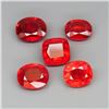 Image 1 : Natural Imperial Red Sapphire Africa 5Pcs/5.70Ct.