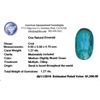 Image 2 : One 1.27ct  Natural Double Certified Emerald .