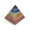 Image 1 : BEAUTIFUL 461.5 CT 7 MULTI GEM CHAKRA  PYRAMID