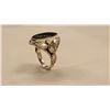 Image 3 : STUNNING BLACK ONYX AND HERKIMER DIAMOND RING
