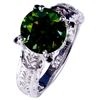 Image 1 : SPARKLING 3.3 CT EMERALD GREEN DIAMOND