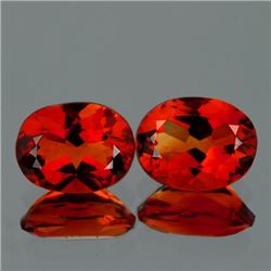 Natural AAA Madeira Orange Citrine Pair 7x5 MM - FL