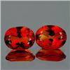 Image 1 : Natural AAA Madeira Orange Citrine Pair 7x5 MM - FL